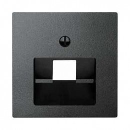 Центральная плата для Механизмов RJ45, х1 (антрацит) Merten Schneider Electric. Вид 1