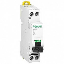iC40N Автоматический выключатель 1P+N, 16A, 6кА (хар-ка C) Schneider Electric. Вид 1