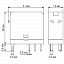 DRI424024 Реле с 2-мя переключающими контактами 5А 24В DC Weidmuller. Вид 6.