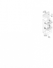 PHCX1422 Комплект горизонтальный для 2 х XT1 3/4P, FIX/PLUG, бл.W=600мм ABB. Вид 1