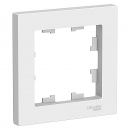 Рамка 1-постовая (белый) Atlas Design Systeme Electric. Вид 1