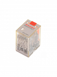 Реле 4CO, 5A(250VAC/30VDC), 230VAC, LED, мех. инд., тест-кнопка Shenler. Вид 1