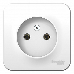 Розетка без заземления без шторок, О/У, изол.пл., 16А, 250В (белый) Blanca Systeme Electric. Вид 1