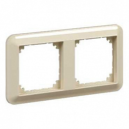 Рамка 2-постовая (бежевый) Merten M-Trend Schneider Electric. Вид 1