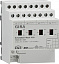 100400 Реле KNX/EIB, 4-канальное, с ручным управлением GIRA. Вид 1.