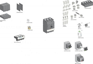 4п клем.заглуш.для посл.соед. nsx100-250 Schneider Electric. Вид 1