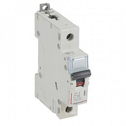 DX3-E Автоматический выключатель 1-полюсный 16A 6kA (хар-ка C) Legrand. Вид 1