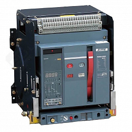 ВА-732 3P 2500А Воздушный 3х-полюсный автомат (выкатной) в сборе с моторным приводом 3P 2500А 80кА DEKraft. Вид 1