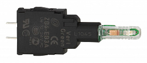 Держатель лампы 6-24в зеленый Schneider Electric. Вид 1