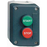 Кнопочный пост 2 кнопки с возвратом, Schneider Electric