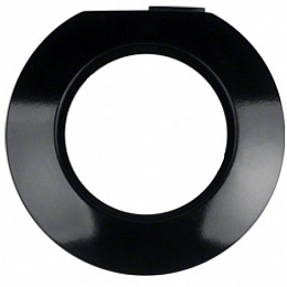 Рамка 1-постовая, оконечная (черный, глянцевый) Serie 1930 Berker. Вид 1