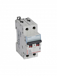 DX3-E Автоматический выключатель 2-полюсный 40A 6kA (хар-ка C) Legrand. Вид 1