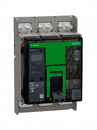 NS1250H Автоматический выключатель 3-полюсный, 1250А, MIC 2.0A, 70 kA Schneider Electric. Вид 1
