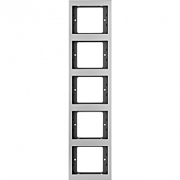 Рамкa 5-постовая (алюминиевый) K.5 Berker. Вид 1