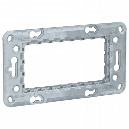 Суппорт Zamak 4 модуля Unica Modular Schneider Electric. Вид 1