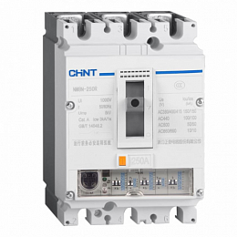 NM8N-250Q EN Автоматический выключатель 3-полюсный, 63А, 70kA CHINT. Вид 1