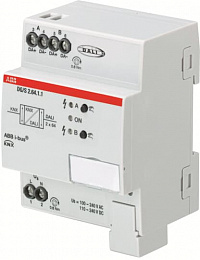 DG/S2.64.1.1 Контроллер освещения DALI, Standart, 2 линии KNX АВВ. Вид 1