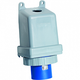 2125 BS6W Вилка для монтажа на поверхность 125A, 2P+E, IP67 ABB. Вид 1