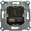 Механизм USB-зарядки A+C, 2,4 A Merten Schneider Electric. Вид 1.