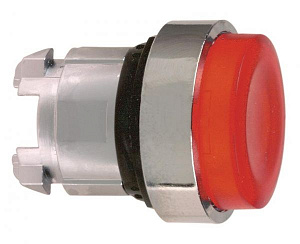 Головка кнопки 22мм красная с задержкой zb4bh43 Schneider Electric. Вид 1
