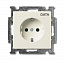 20 EUC/DV-96-5 Розетка SCHUKO 16А 250В, с маркировкой DATA, серия Basic 55, цвет chalet-white ABB. Вид 1.