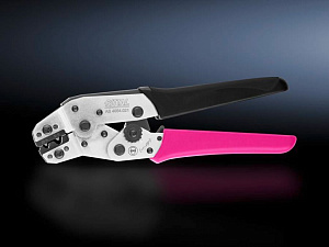 As клещи для обжима неизолированных кольцевых наконечников 0,5-6 мм² в форме выемки 1шт RITTAL. Вид 1