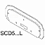 SCDR61 Разделитель цепей для DR#, белый, TYCO. Вид 1.
