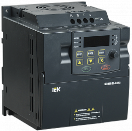 Преобразователь частоты CONTROL-A310 220В, 1 фаза 0,4 kW 2A IEK. Вид 1