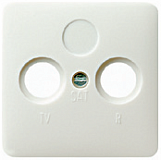 Накладка антенной розетки (белая)  GIRA