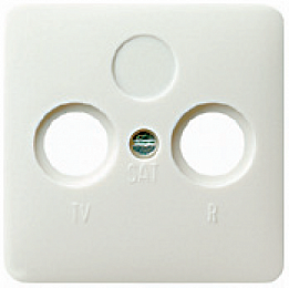 Накладка антенной розетки (белая)  GIRA. Вид 1