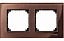 Рамка 2-постовая, sm (стекло махагон) Merten M-Elegance Schneider Electric. Вид 1.