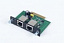 Интерфейсный модуль с двумях100BaseTx RJ-45 Ethernet для NPort-6450/6610/6650 MOXA. Вид 1.