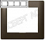 Рамка 4 поста горизонтальная (dark bronze) Galea Life Legrand. Вид 1.