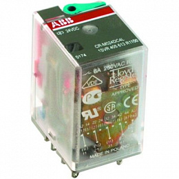 Реле CR-M110AC3L 110B AC 3ПК (10A), СИД индикация ABB. Вид 1