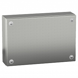 Клеммная коробка цельнометаллическая IP66 sbx 200x300x80 нержавеющая сталь Schneider Electric. Вид 1