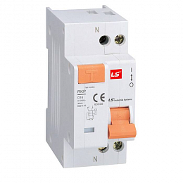 RKP Дифф. автомат 1P+N, 10A, 30mA, тип АC, 4.5kA, (хар-ка C) LSis. Вид 1
