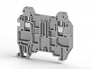 AVK 2.5 F Клеммник с возможностью установки картриджа 2,5мм² (серый) Klemsan. Вид 1
