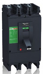 Термо-магнитный 3-х полюсый автомат 350А 36kA, подключ. под шину Schneider Electric. Вид 1