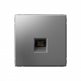 Розетка компьютерная RJ45, кат. 5е, механизм (сталь) ARTGALLERY Systeme Electric. Вид 1