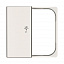 SRL-2-L-85BL SRL-2-L-85BL Клавиша двойная левая free@home,SKY,освещение,белая ABB. Вид 1.