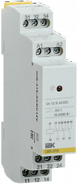 Промежуточное реле OIR, 3 контакта (16А), 12В AC/DC IEK. Вид 1