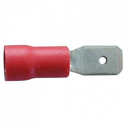 KFE-1288 Наконечники изолированные ножевые 0,5-1,5mm (FASTON) (1уп.-200шт) Klemsan. Вид 1