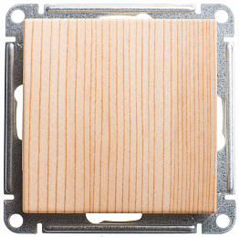 Выключатель 1-клавишный, 2-полюсный, 10АХ, механизм, (сосна) Wessen 59 Systeme Electric. Вид 1