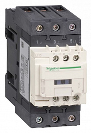 Контактор 3-х полюсный AC3 440В, 50A 24В DC Schneider Electric. Вид 1