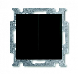 20 EUC-13-92-507-1 Розетка SCHUKO 16А 250В, с маркировкой SV, серия Basic 55, цвет зелёный ABB. Вид 1