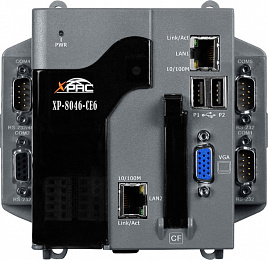 PC-совместимый контроллер AMD LX 800 500МГц, 5xRS-232/485, 2xEthernet, Win CE 6.0, InduSoft - 300 тегов ICP DAS. Вид 1