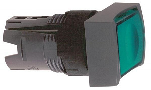 Кнопка удлин.прямоуг.с подсв.желт. zb6dw3 Schneider Electric. Вид 1