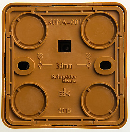 Розетка компьютерная RJ45, кат.5е, О/У (бук) Этюд Systeme Electric. Вид 1