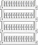 Маркировка MG-CPM-13 41740 (5X12 YE) для клемм серии SNK, чистая, желтая, 56 маркеров 5х12 мм в карте, 1960 маркеров в упаковке TYCO. Вид 1.