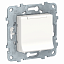 Розетка с заземлением со шторками, с крышкой, 16А, 250В, IP21 (белый) Unica New Schneider Electric. Вид 1.
